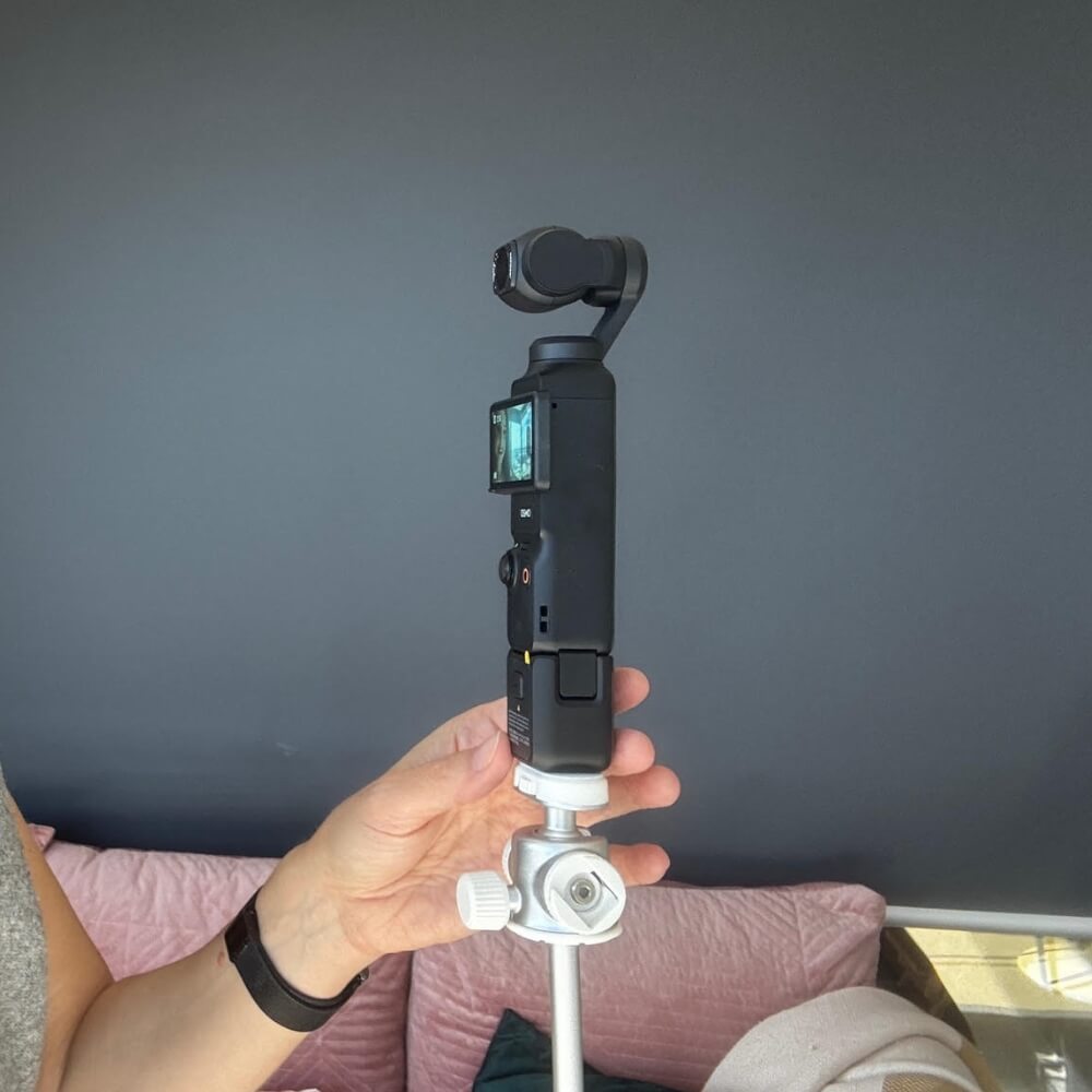 Multi-Device Tripod with cold shoe mount for Phone/Camera/Pocket3