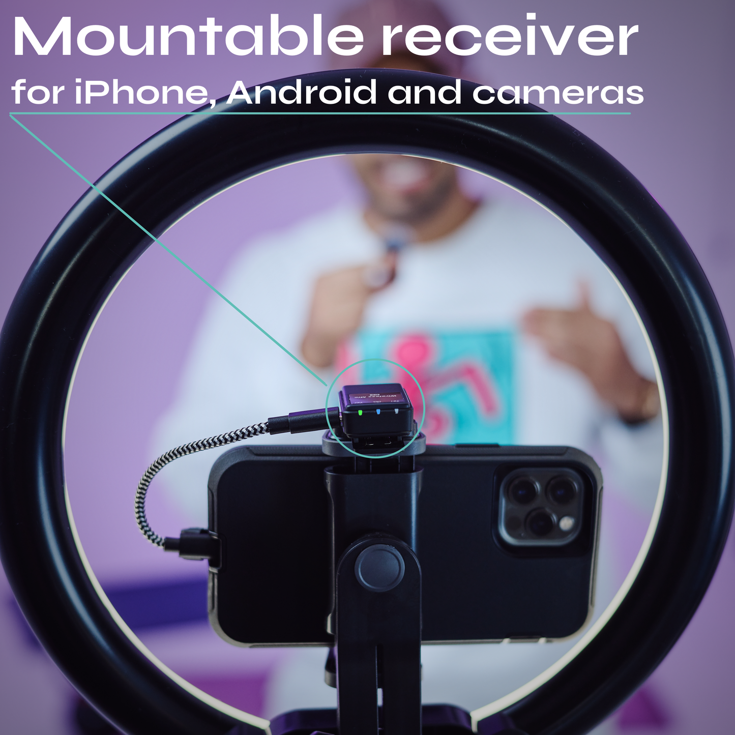 CreatorMic voice-enhancing mini wireless microphone system