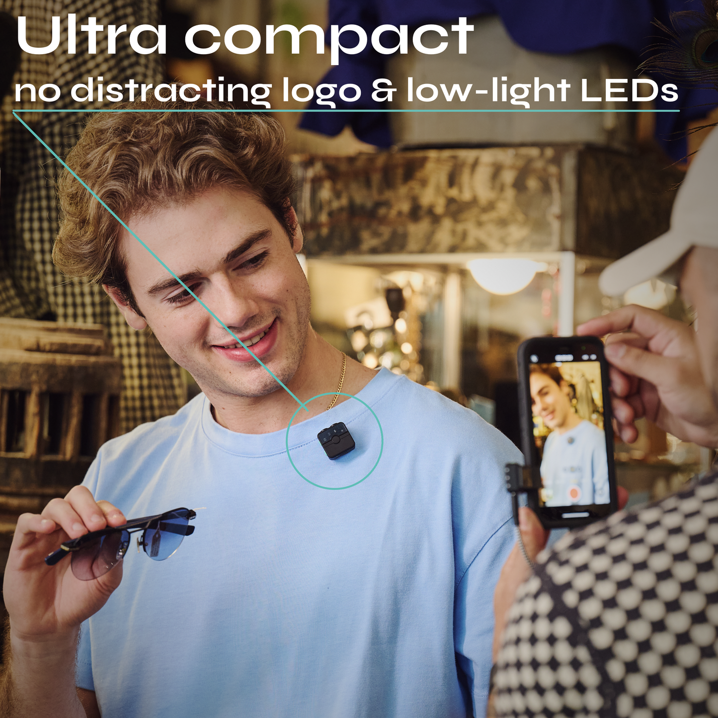 CreatorMic voice-enhancing mini wireless microphone system