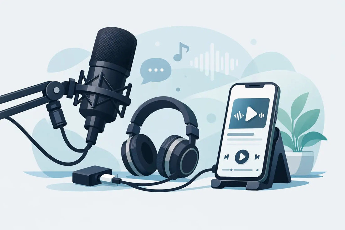 Best Podcast Microphone for iPhone Setup - Wynwood Sound
