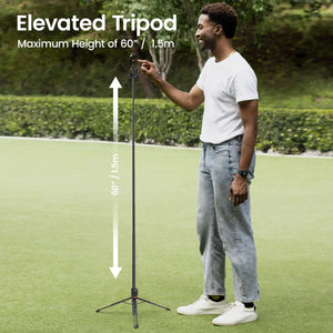 Multi-Device Tripod with cold shoe mount for Phone/Camera/Pocket3