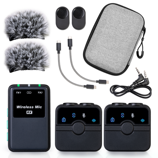 CreatorMic voice-enhancing mini wireless microphone system