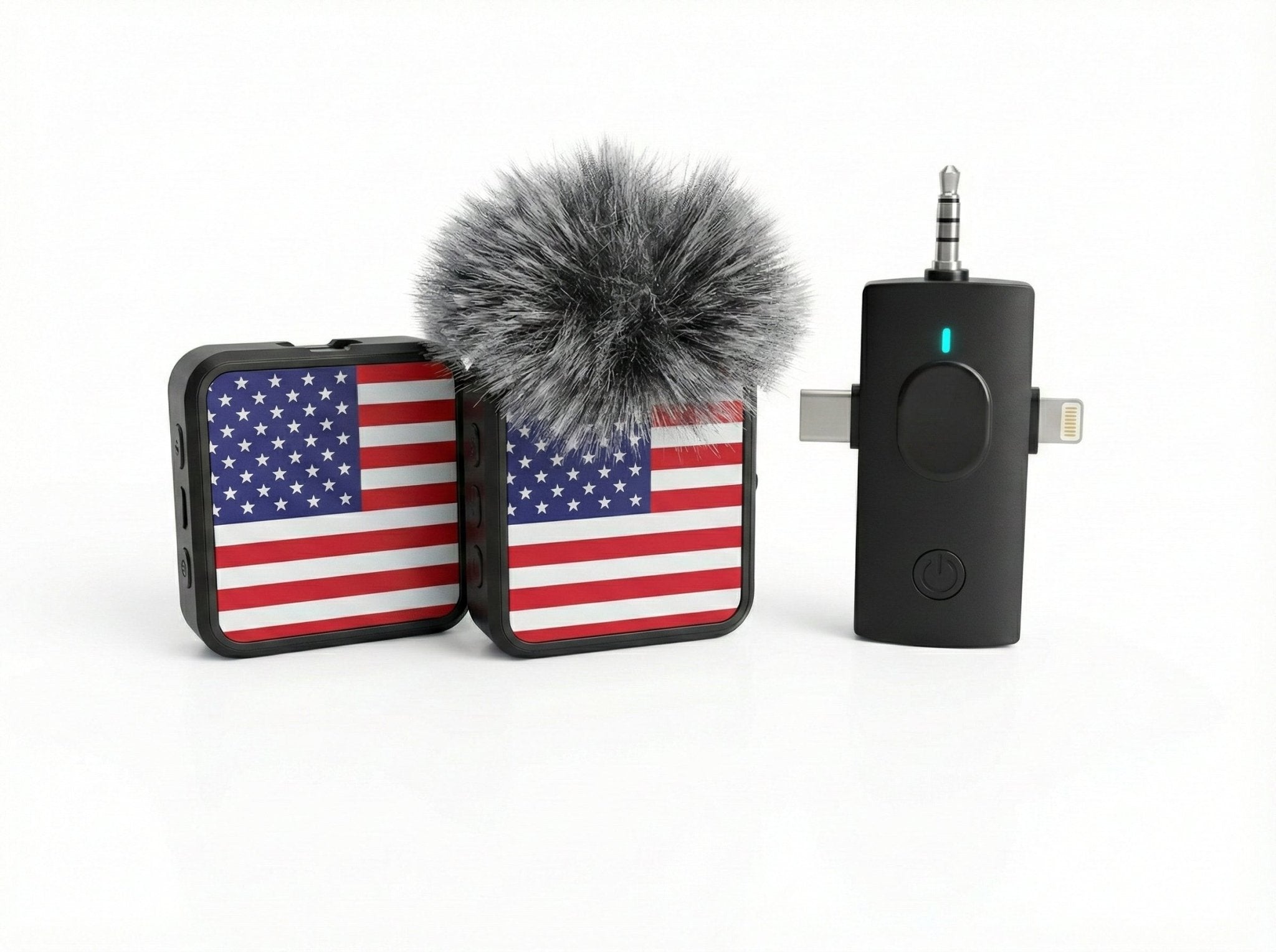 Anthem Air 3 - in - 1 compact wireless microphone for iPhone, Android & camera - Wynwood Sound