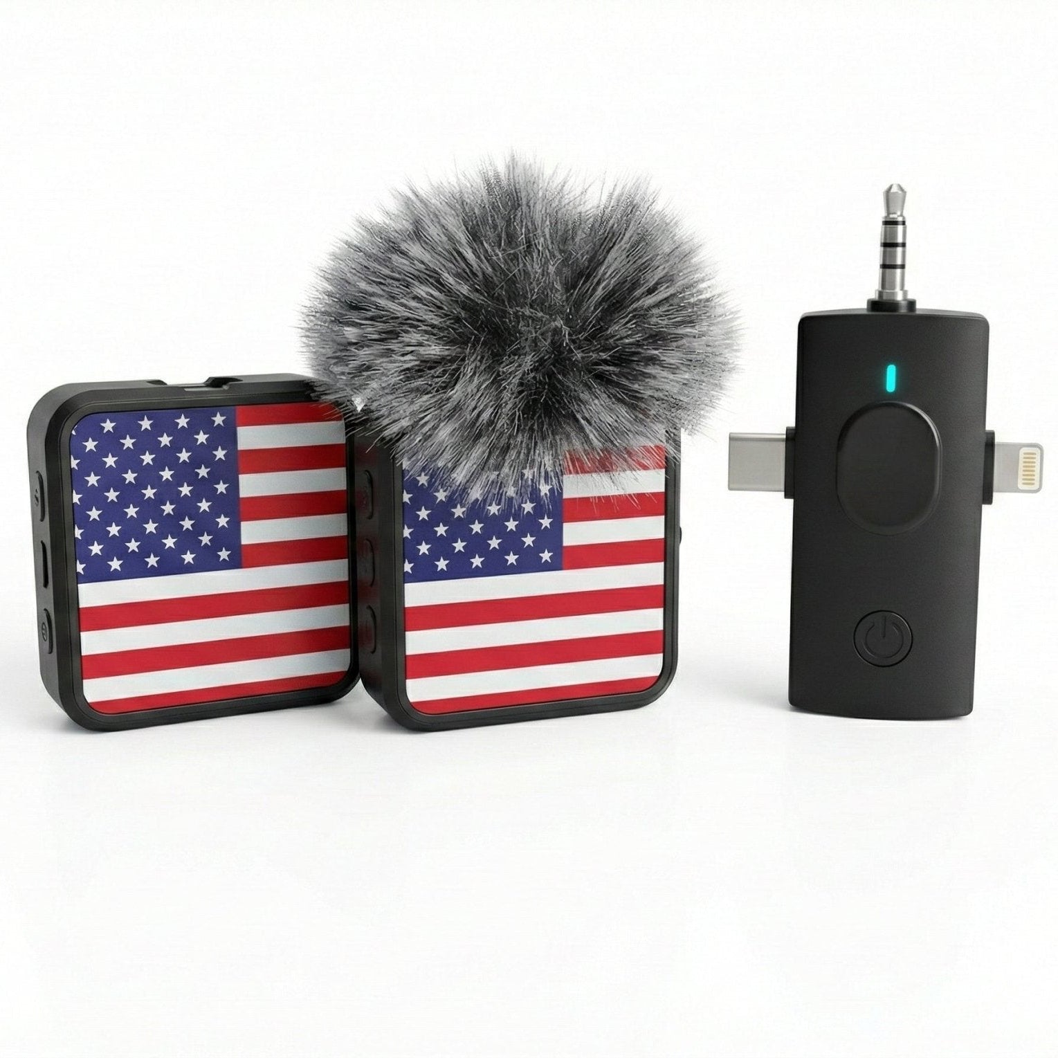Anthem Air 3 - in - 1 compact wireless microphone for iPhone, Android & camera - Wynwood Sound