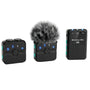 CreatorMic includes two wireless transmitters and universal receiver for iPhone, iPad, Android and cameras