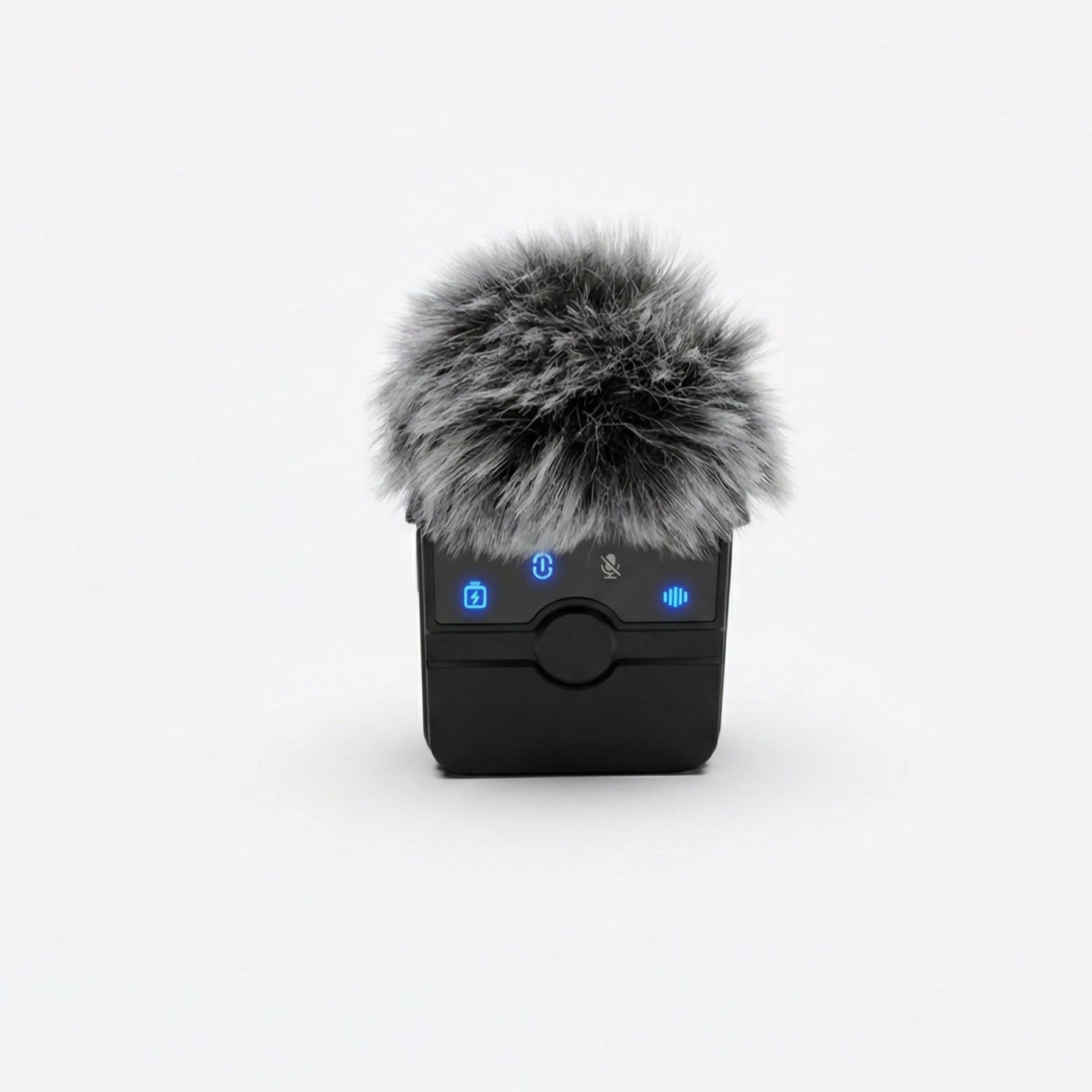 CreatorMic includes two windsocks to block outdoor noise and keep your videos super clean